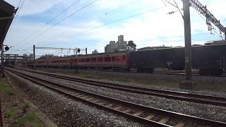 7202次貨物列車通過斗南車站