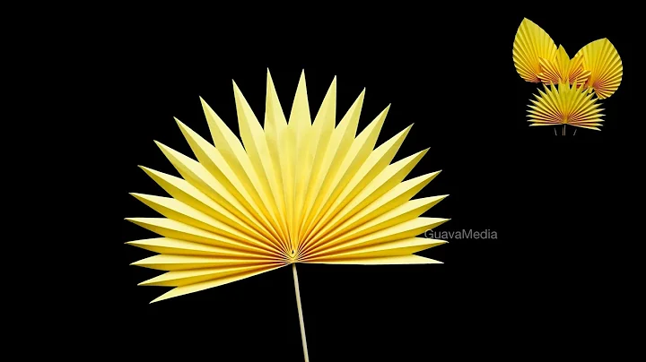 Paper Palm Leaves | DIY Paper Decorations | Event decor ideas | DIY Home Decor | Easy Paper Crafts