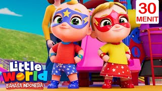 Lagu Pahlawan Super  | Little World Bahasa Indonesia | Kartun dan Lagu Anak