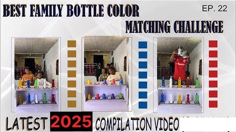 🚨- THE MOST INTERESTING & ENTERTAINING FIVE(5) BOTTLE COLOR MATCHING CHALLENGE - COMPILATION VIDEO