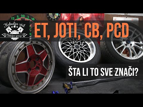 Auto felne, Joti, ET, CB, PCD, Šta to sve znači? | Krbulja Stil