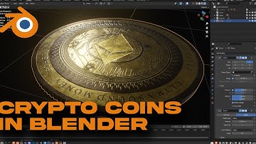 How to crypto coins in blender part 1