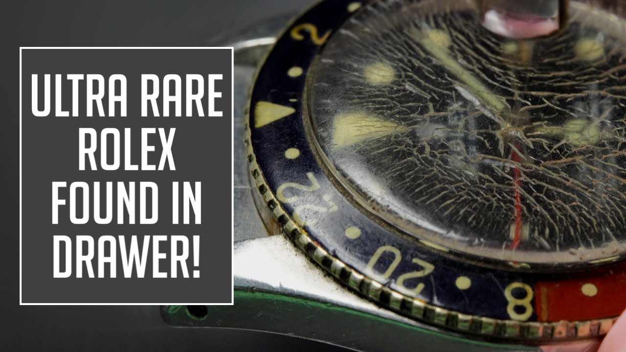 ⁣Restoration of a $100,000 Rolex GMT From 1958!