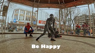 Elektronomia- sky high | Team Spider-man Dancing Acrobat | Super heroes Happy | Funny superhero kids