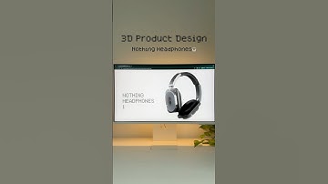The Nothing Headphones, in 3D. #headphones #spline #3d #3danimation #3ddesign
