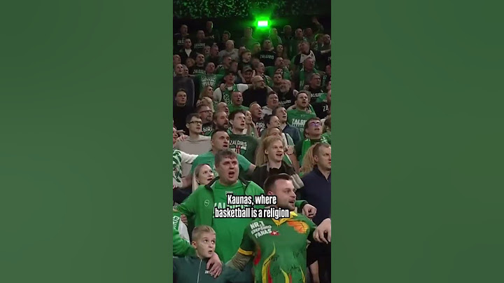 Every basketball fan worldwide must have visit a @bczalgiriskaunas home game on their bucket list
