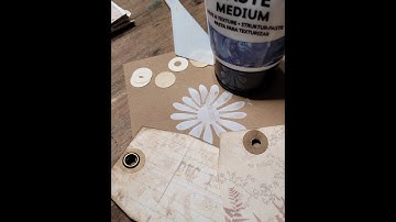 Junk journal tips, tricks and ideas part 1 (eyelets and stencils)
