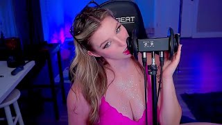 TheNicoleT - Ear Licking ASMR 💞 ASMR Ear Licking For Sleeping (3Dio - No Talking)