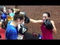 Boxing classes  training  kickboxing group  boot camp