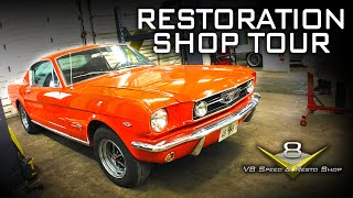 Muscle Car Restoration Shop Tour at V8 Speed & Resto Shop