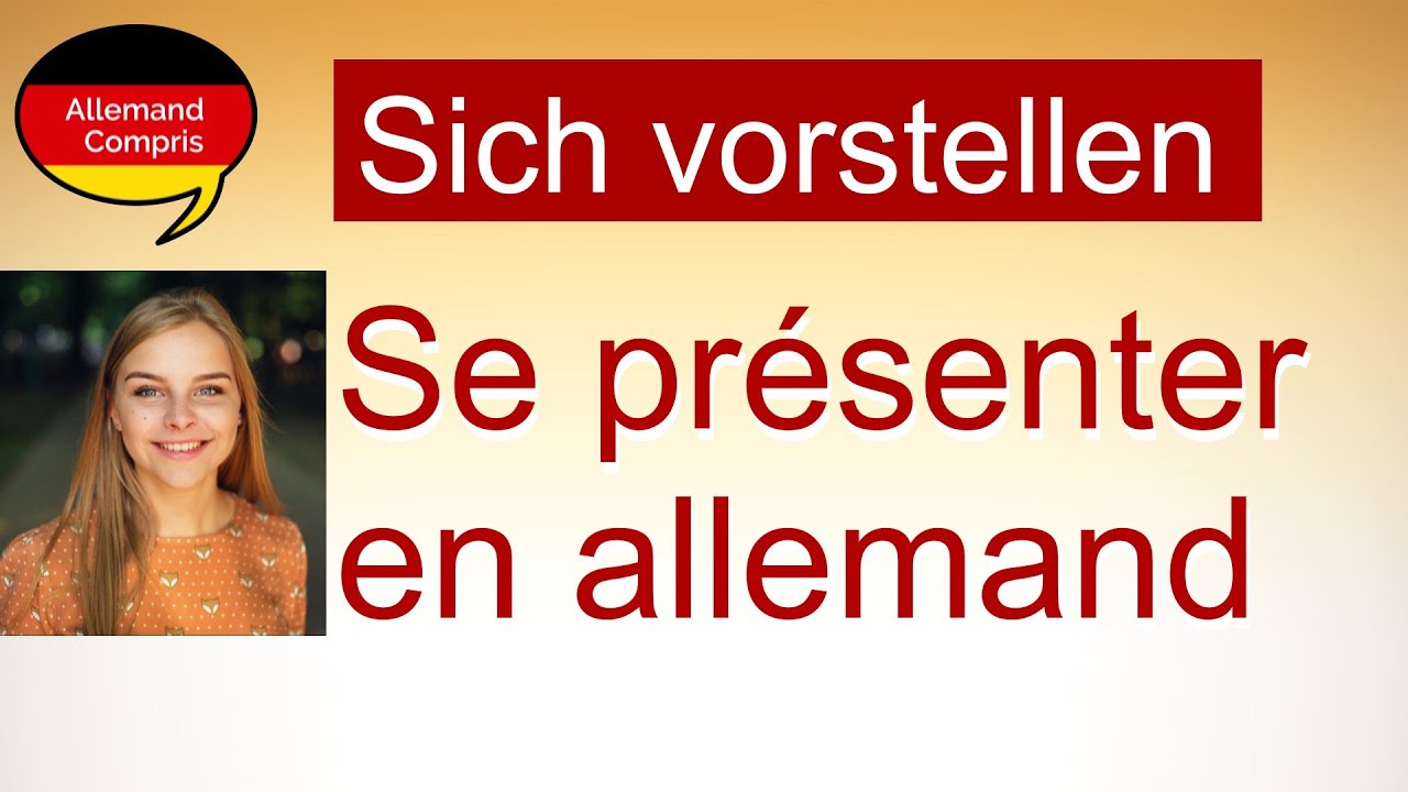Page De Présentation Allemand 🇩🇪 Se présenter en allemand | Sich vorstellen | #apprendreallemand