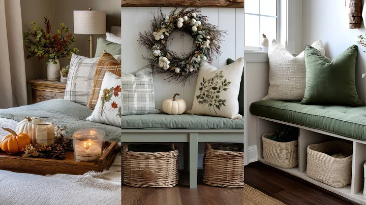🍂 Sage Green & Cream Fall Decor 2025 | Cozy Rustic Autumn Decorating Ideas