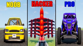 NOOB vs PRO vs HACKER #59 - Beamng drive