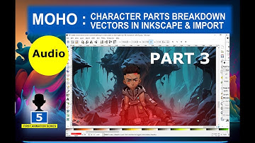 ,MOHO 14 - I will go over BONE layers & INKSCAPE I will show how I draw eyes and PNG cut outs