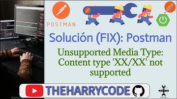 Solución (FIX): Postman - Spring: 415 | Unsupported Media Type: Content type 