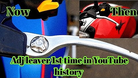 TVS Apache 4v BS6 Adjustable Leaver Install in BS4/bs3  4v (fited 160 2v/180 2v/160 4v/200 4V) HTE