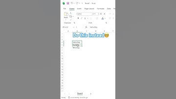 Excel hacks - stop doing this - tutorial - beginners #excel #excelhack #excelhacks #exceltips #short