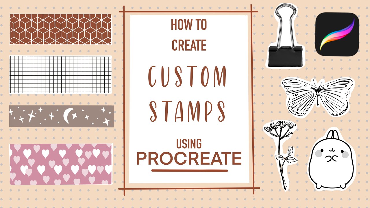 Create Custom Printed Rubber Stamps using Procreate 