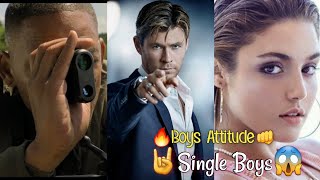 Top-5 Attitude of Sigma Boys🔥🔥| Single Boys Killer Attitude | Mood Off WhatsApp Status😱