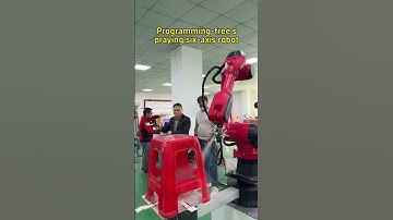 Painting robot   #sixaxisrobot #industrialrobot #paintingrobot