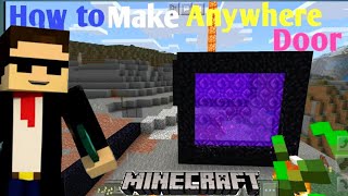 How to make Anywhere Door in minecraft