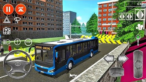 Public Transport Simulator #5 Blue Bus! - Android iOS Gameplay
