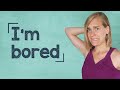 German Lesson (246) - How to Say Im bored - Vocab  Listening - B1