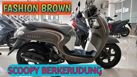 NEW SCOOPY 2025‼️WARNA COKLAT
