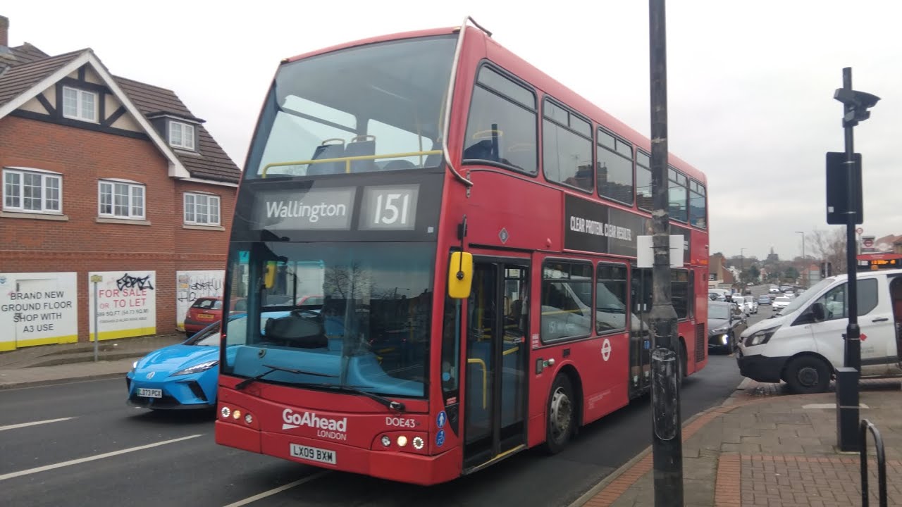(1600 Subs) - GAL - Optare Olympus - DOE43 - LX09BXM - on Route 151 ...