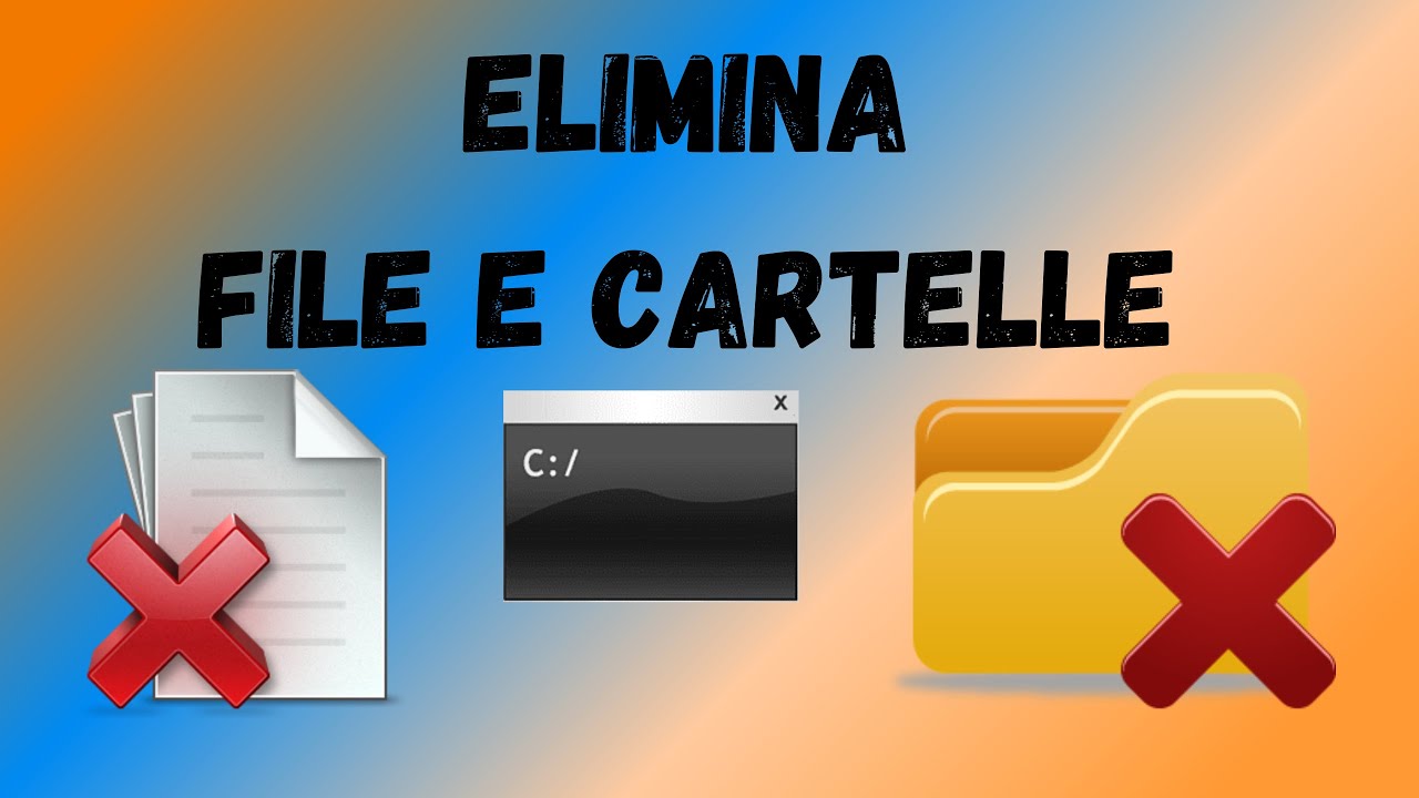 Eliminare Una Cartella Che Non Si Cancella