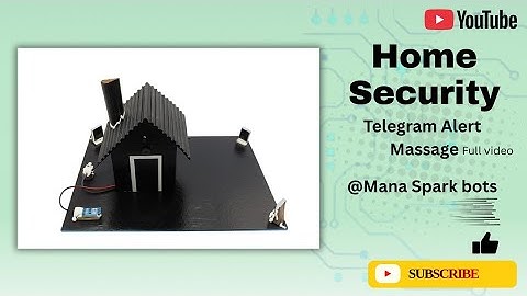 Home Security System Using NodeMCU | Laser + LDR Alert | Telegram Notification | Mana Spark Bots