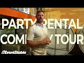 Party Rental Company Tour - Celebrations