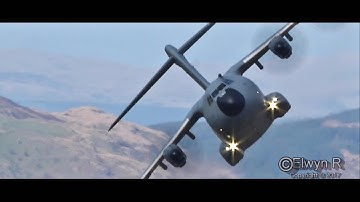 The A400 Low level in the Mach Loop