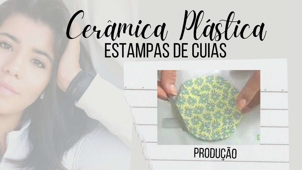 Cerâmica Plástica - Estampas de Cuias  1 e 2
