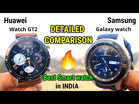 Huawei Watch GT2 vs Samsung Galaxy Watch | DETAILED COMPARISON | Best Smartwatch in INDIA 2020
