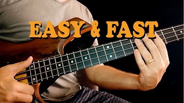 LEARN THOSE TRIPLETS IN 2 MIN /// Slap Bass Lesson