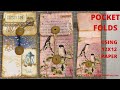 MASS MAKING POCKET FOLDS | USING UP 12X12 SCRAPBOOK PAPER | TUTORIAL