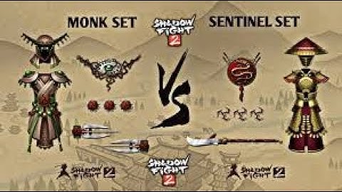 MONK SET & SENTINEL SET vs. GATES OF SHADOWS | Shadow Fight 2