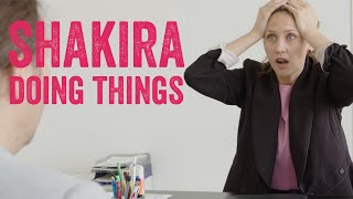 Shakira doing things – Office edition