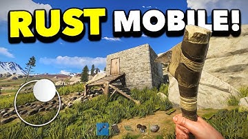 RUST MOBILE LOOKS READY FOR RELEASE! NEW ALPHA GAMEPLAY! (NEW MOBILE GAME)