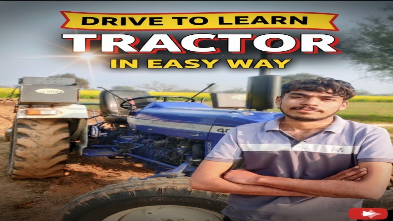 Learn to Drive a Tractor in 5 Minutes | Beginner Tractor Driving 🚜 