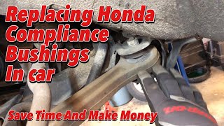 How To Replace Lower Control Arm Bushings In Car!