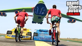 GTA 5: Online - Awesome Launch Glitches \& Stunts w\/ Cargo Planes (Funny Moments \& Fails)