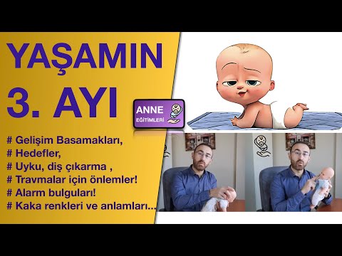 Yaşamın ÜÇÜNCÜ AYI (Takip, Gelişim, Uyku, Güvenlik, 4. trimestr, Alarm Bulguları...)