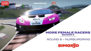 More Female Racers by Thrustmaster Rockets Round 6 - Nurburgring - SimGrid