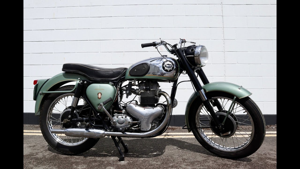 1958 BSA A7 500cc | For Sale - YouTube
