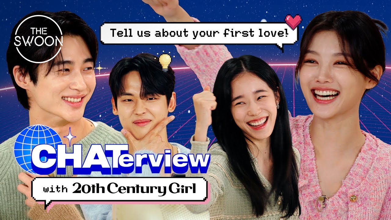 The cast of 20th Century Girl tries out old school online chatting  CHATerview ENG SUB