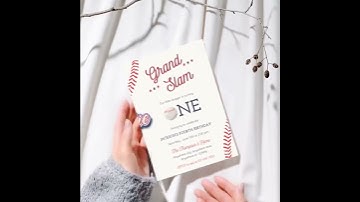 ⚾ Baseball Birthday Invitation for Boys | Editable Canva Template | Instant Download 🎉