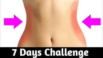 7 Day Waist Slimming Challenge - Reduce Belly Fat At Home