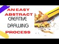 Easy abstract creative drawing for beginners  never think you cant draw again